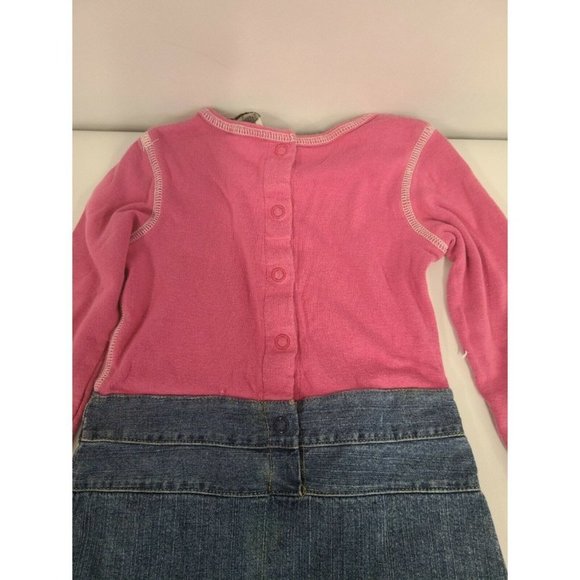 GUESS Jeans Toddler Baby Girls Dress Size 2T Pink - Picture 3 of 9